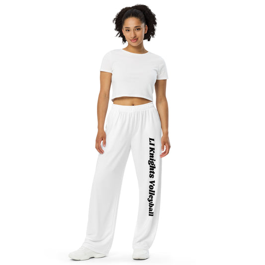 All-over print unisex wide-leg pants