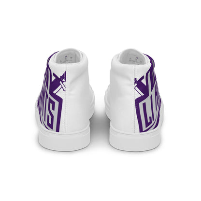 Women’s high top canvas shoes